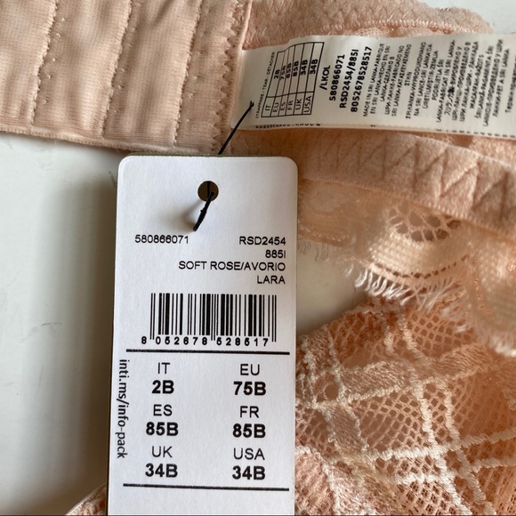 NEW Intimissimi light pink lace bralette - Picture 3 of 4